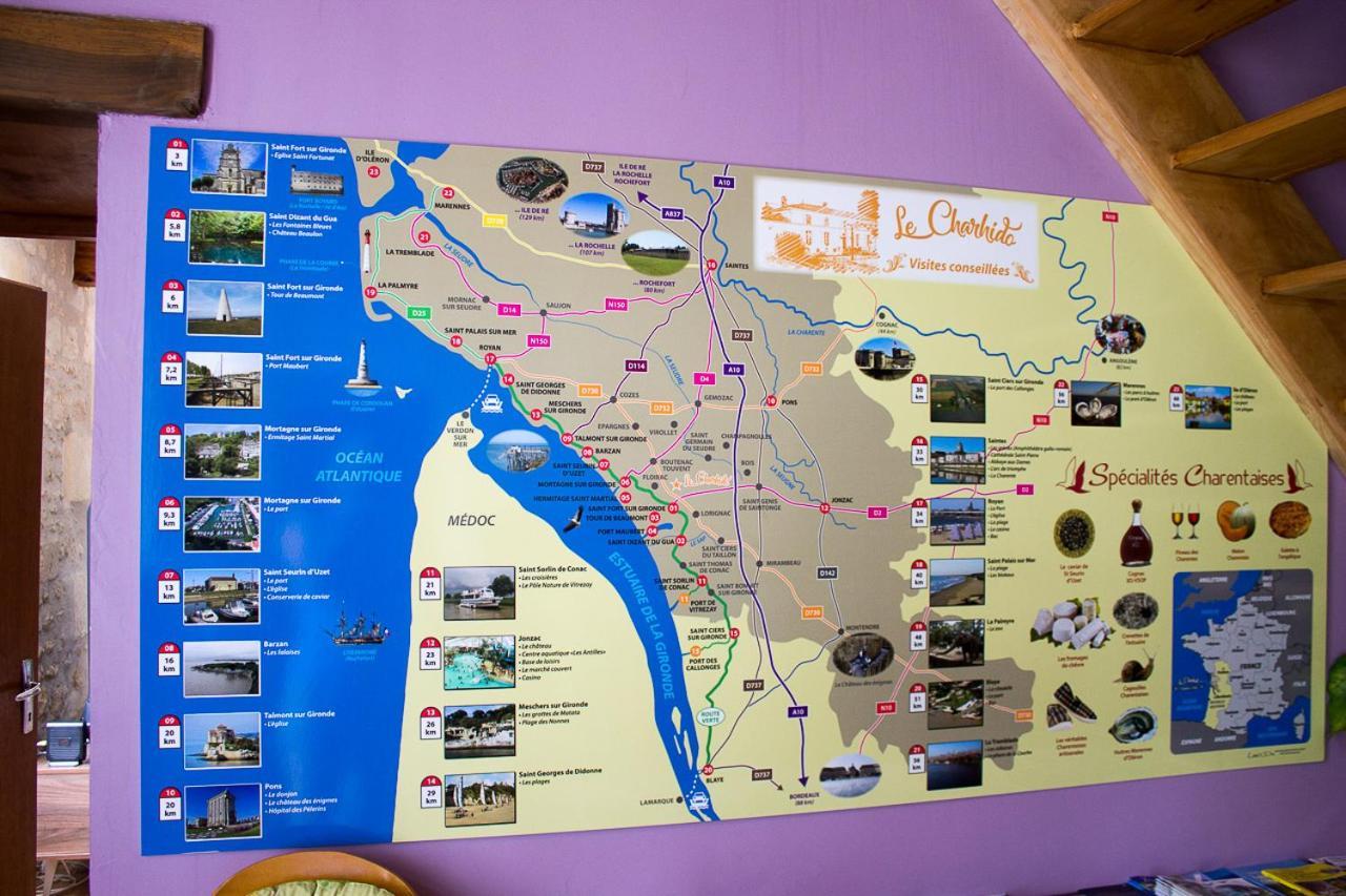 Le Charhido Bed & Breakfast Saint-Fort-sur-Gironde Bagian luar foto